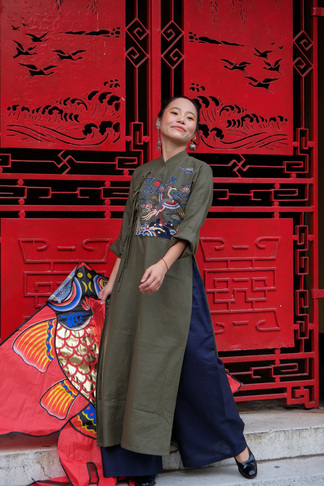 ảnh tết ở TP.HCM, áo dài tết, áo dài cách tân, chợ Bến Thành ảnh 5 anh tet o TP.HCM, ao dai tet, ao dai cach tan, cho Ben Thanh anh 5