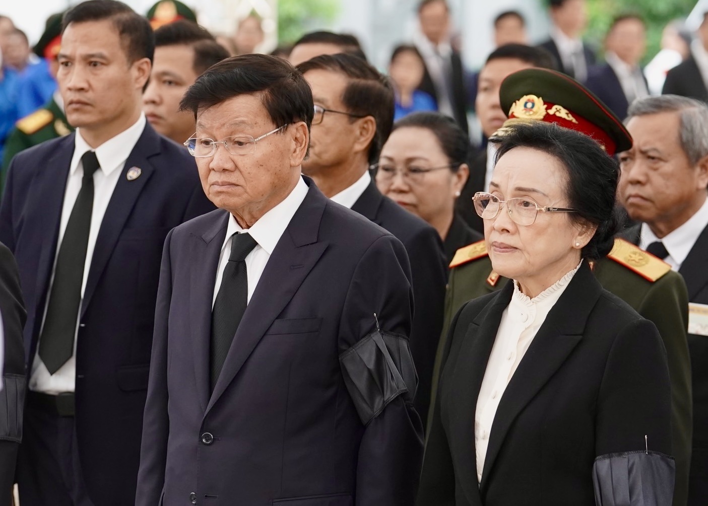 Cac doan quoc te vieng Tong Bi thu Nguyen Phu Trong hinh anh