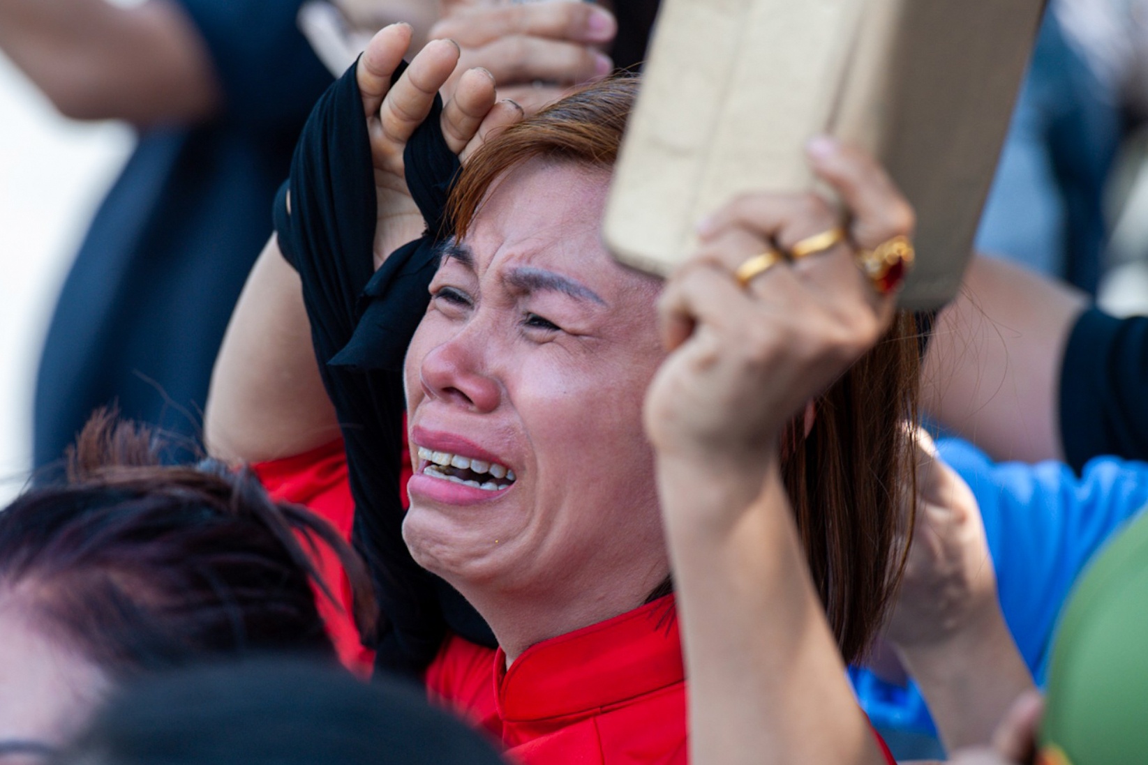 Nguoi dan khoc tien biet Tong Bi thu Nguyen Phu Trong hinh anh