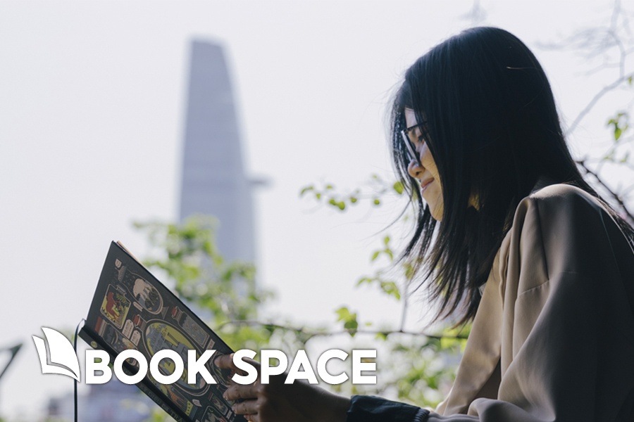 Ngoi ca phe sach ngam Bitexco hinh anh