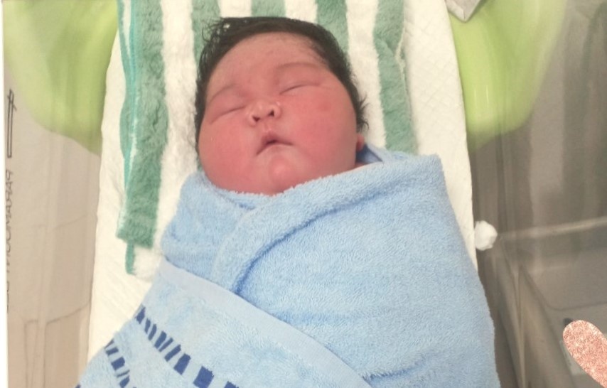 San phu o Vung Tau sinh be trai nang 5,5 kg hinh anh