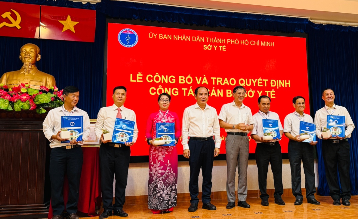 Cac don vi cua So Y te TP.HCM sau khi sap xep hinh anh