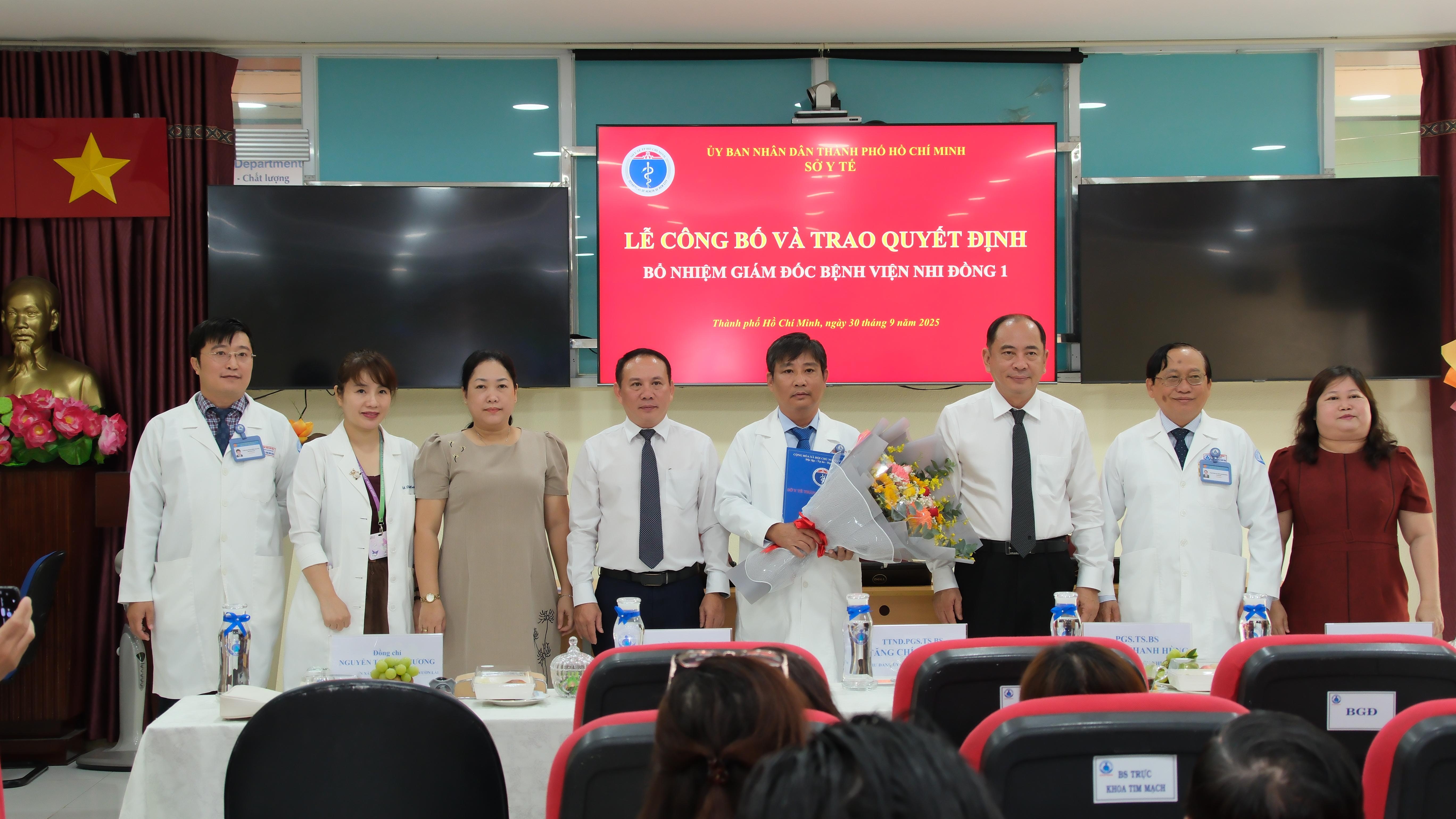 Benh vien Nhi dong 1 TP.HCM co giam doc moi hinh anh