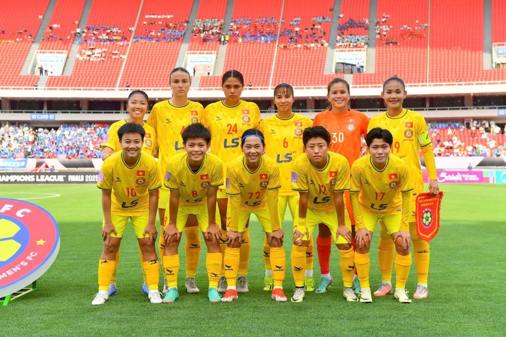 CLB nu TP.HCM vao thang vong bang giai bong da nu CLB chau A 2025/26 hinh anh