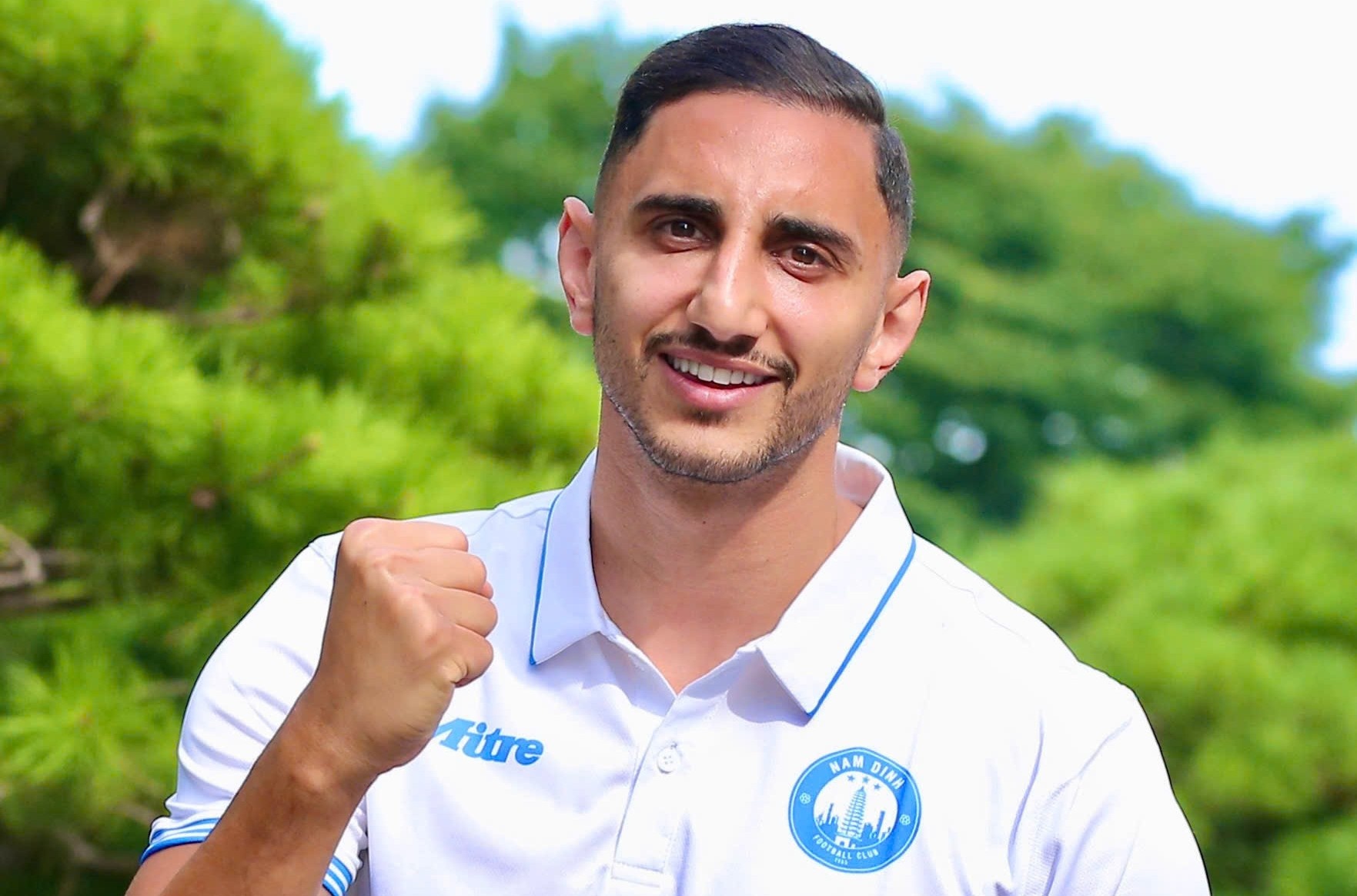 Nam Dinh ra mat tuyen thu Palestine hinh anh