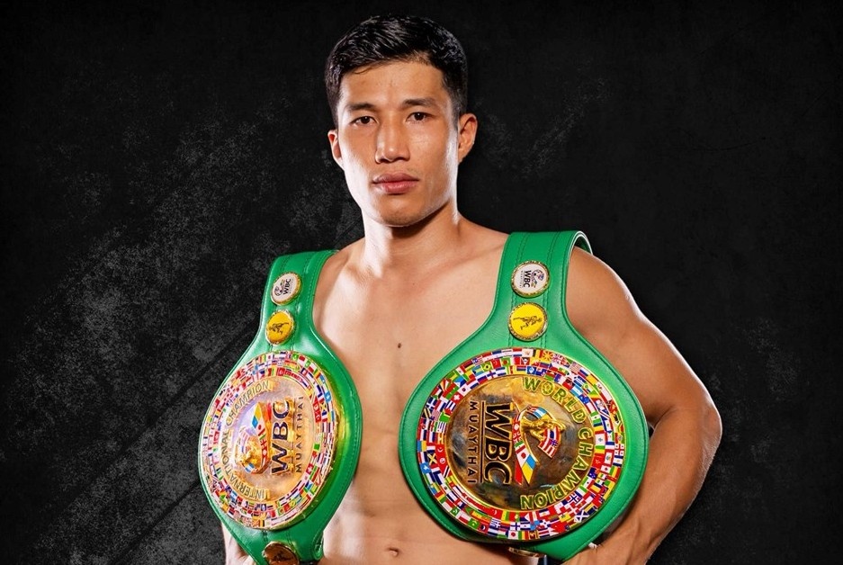 Truong Cao Minh Phat so gang nha vo dich kickboxing Ireland hinh anh