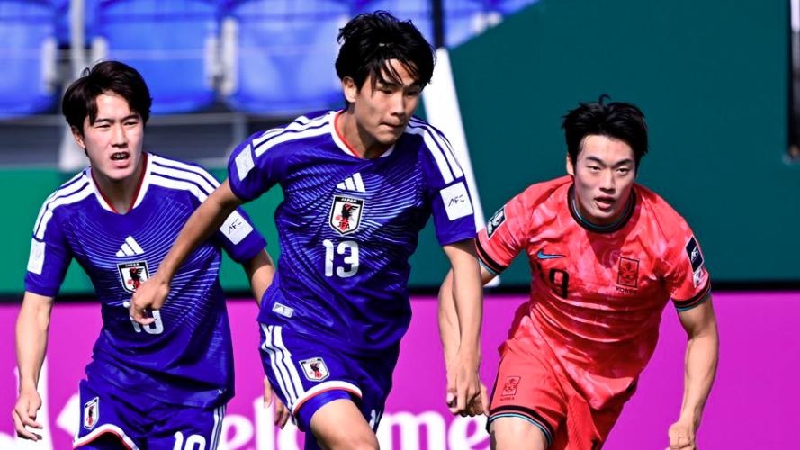 Truc tiep U23 Nhat Ban 1-0 U23 Han Quoc: The tran mot chieu hinh anh