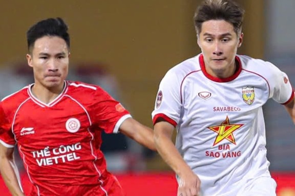 Á quân V.League thua đậm trên sân nhà