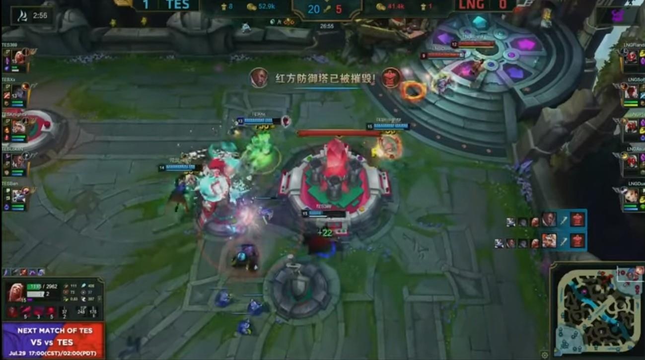 Leesin cua SofM bat luc trong viec giup LNG gianh chien thang hinh anh