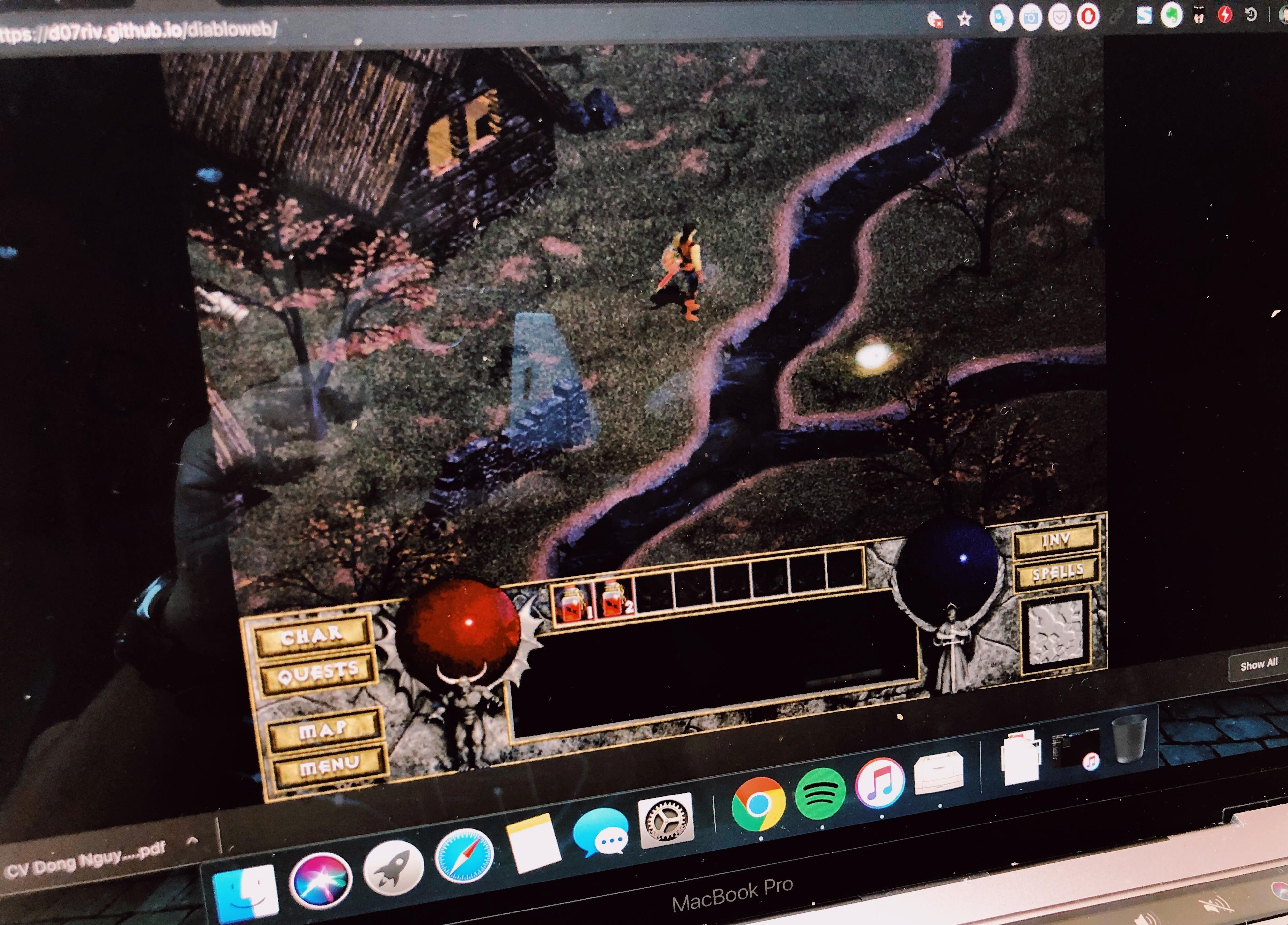 Huyen thoai Diablo da co the chay ngay tren trinh duyet web hinh anh