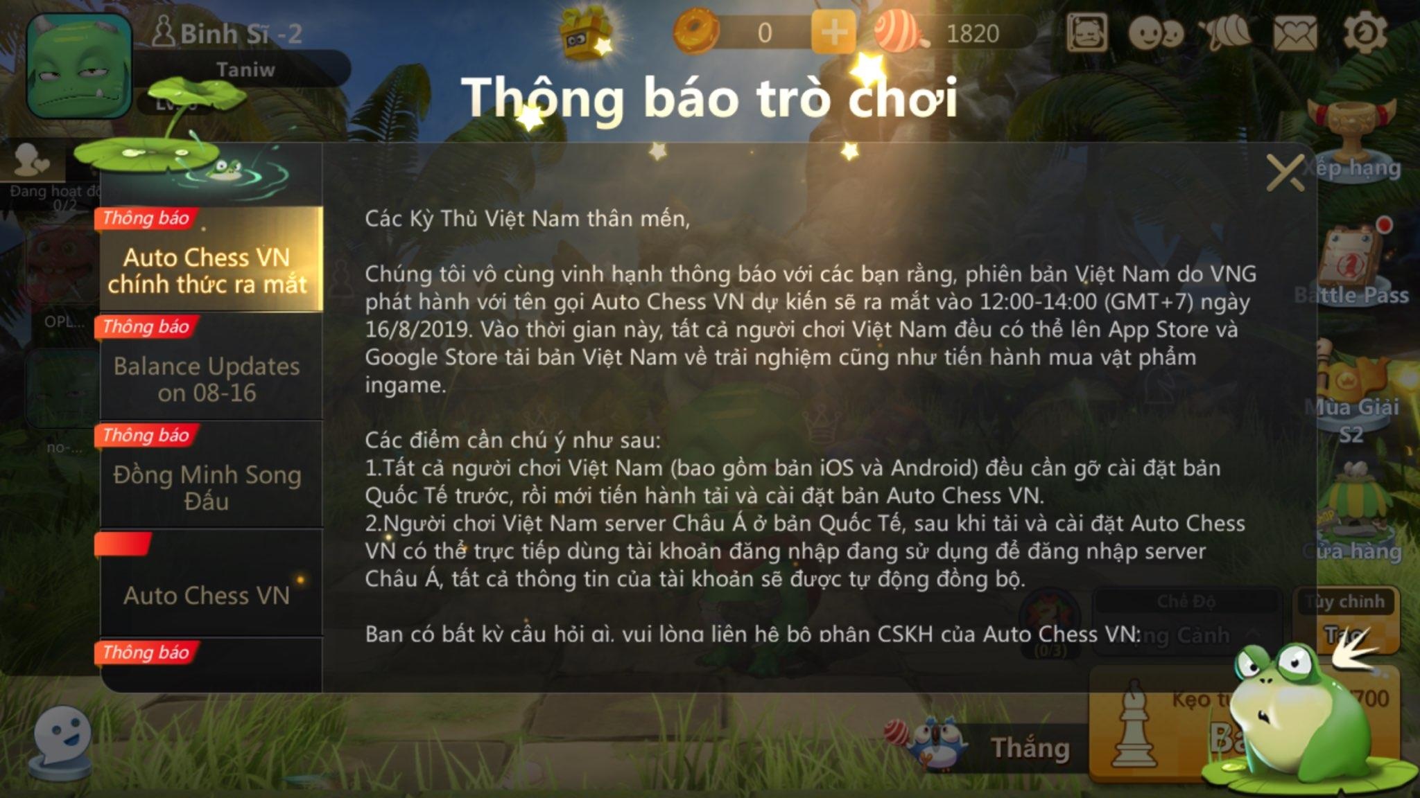 auto chess chính thức ra mắt ở việt nam ảnh 1 auto chess chinh thuc ra mat o viet nam anh 1