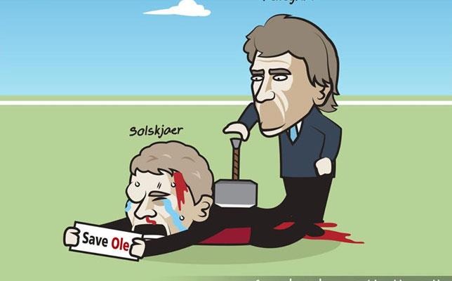 Biem hoa huan luyen vien Ole Solskjaer keu cuu hinh anh