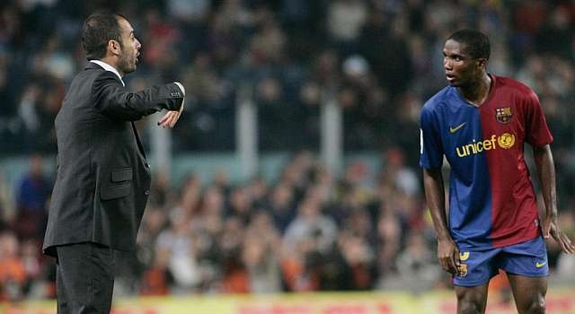 eto'o không thích guardiola ảnh 1 eto'o khong thich guardiola anh 1