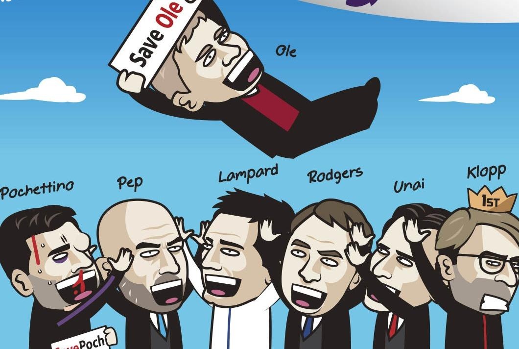 Biem hoa cac HLV Premier League vui vi Solskjaer duoc cuu hinh anh