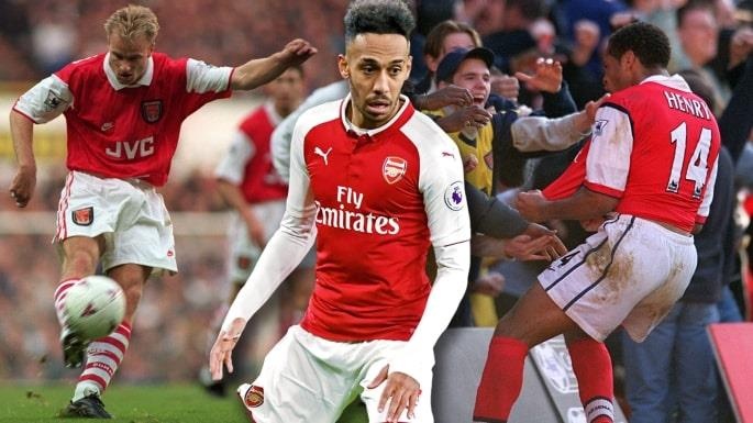 Aubameyang vuot thanh tich cua Henry, Bergkamp tai Arsenal hinh anh