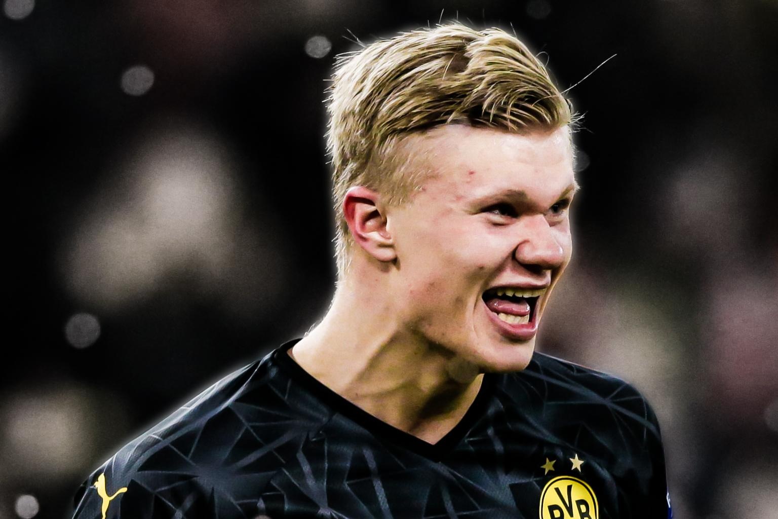 Haaland ghi ban vuot Ronaldo, Lewandowski sau khi den Dortmund hinh anh