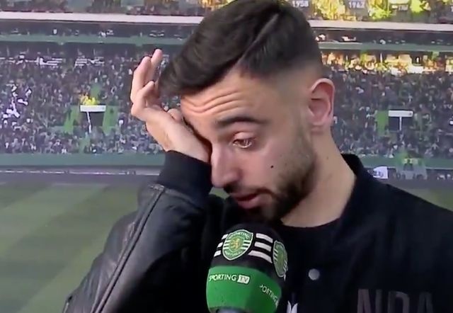Bruno Fernandes khoc khi nghe tin duoc MU theo duoi hinh anh