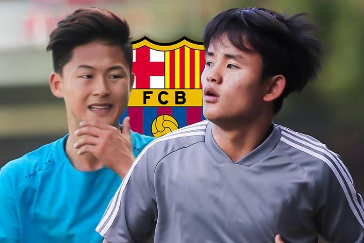 Nga re trai nguoc cua 2 sao tre chau A duoc dao tao o La Masia hinh anh