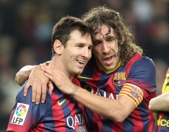 Puyol va Suarez ung ho Messi roi Barca hinh anh