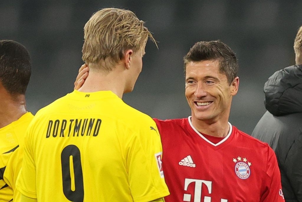 Haaland kho den Bayern neu Lewandowski con thi dau hinh anh