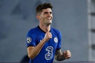 Pulisic lap dau moc khi ghi ban vao luoi Real hinh anh