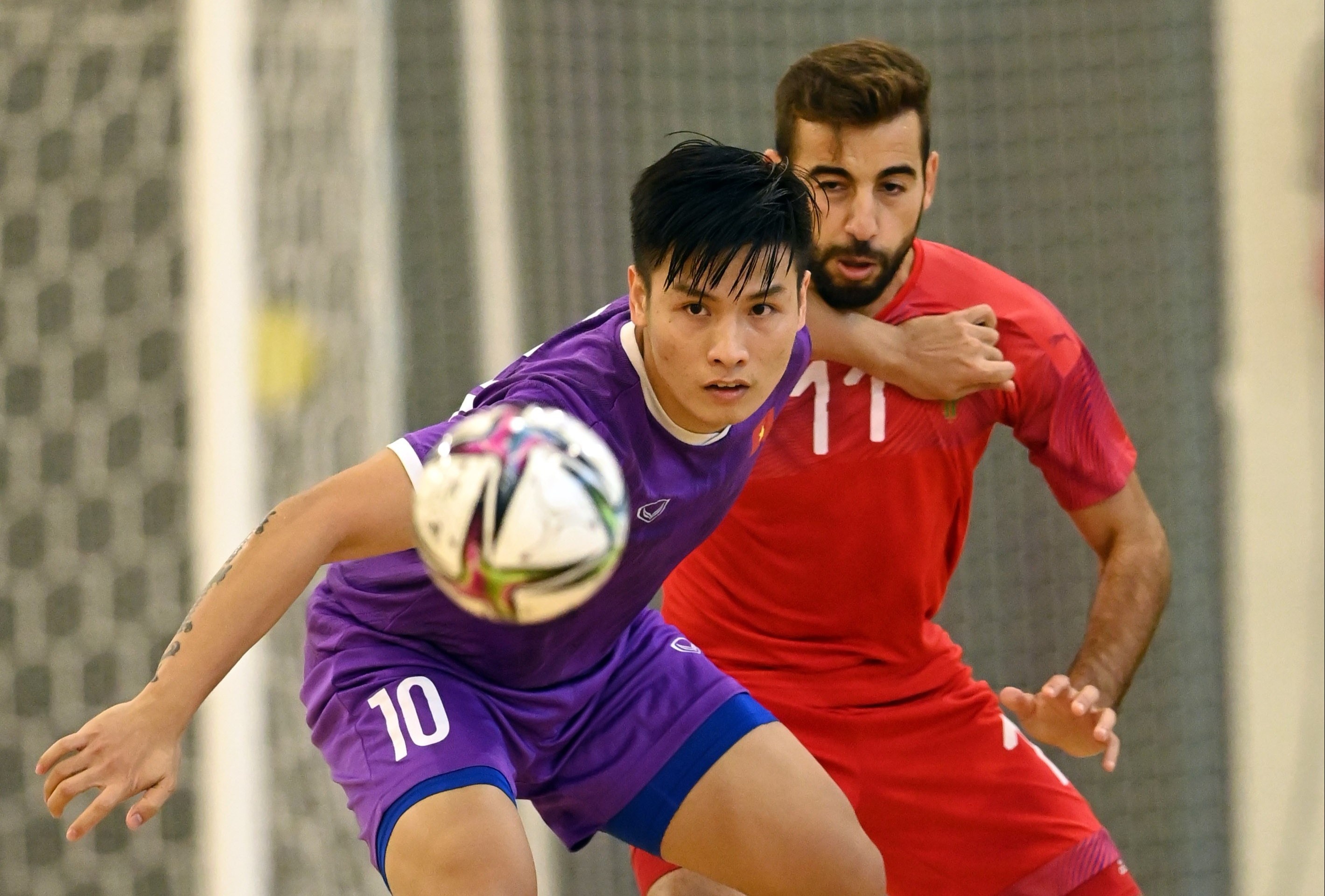 Tuyen futsal Viet Nam thua 1-2 truoc nha vo dich chau Phi hinh anh