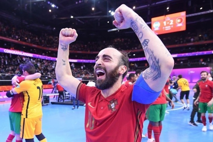 Tuyen futsal Bo Dao Nha vo dich World Cup 2021 hinh anh