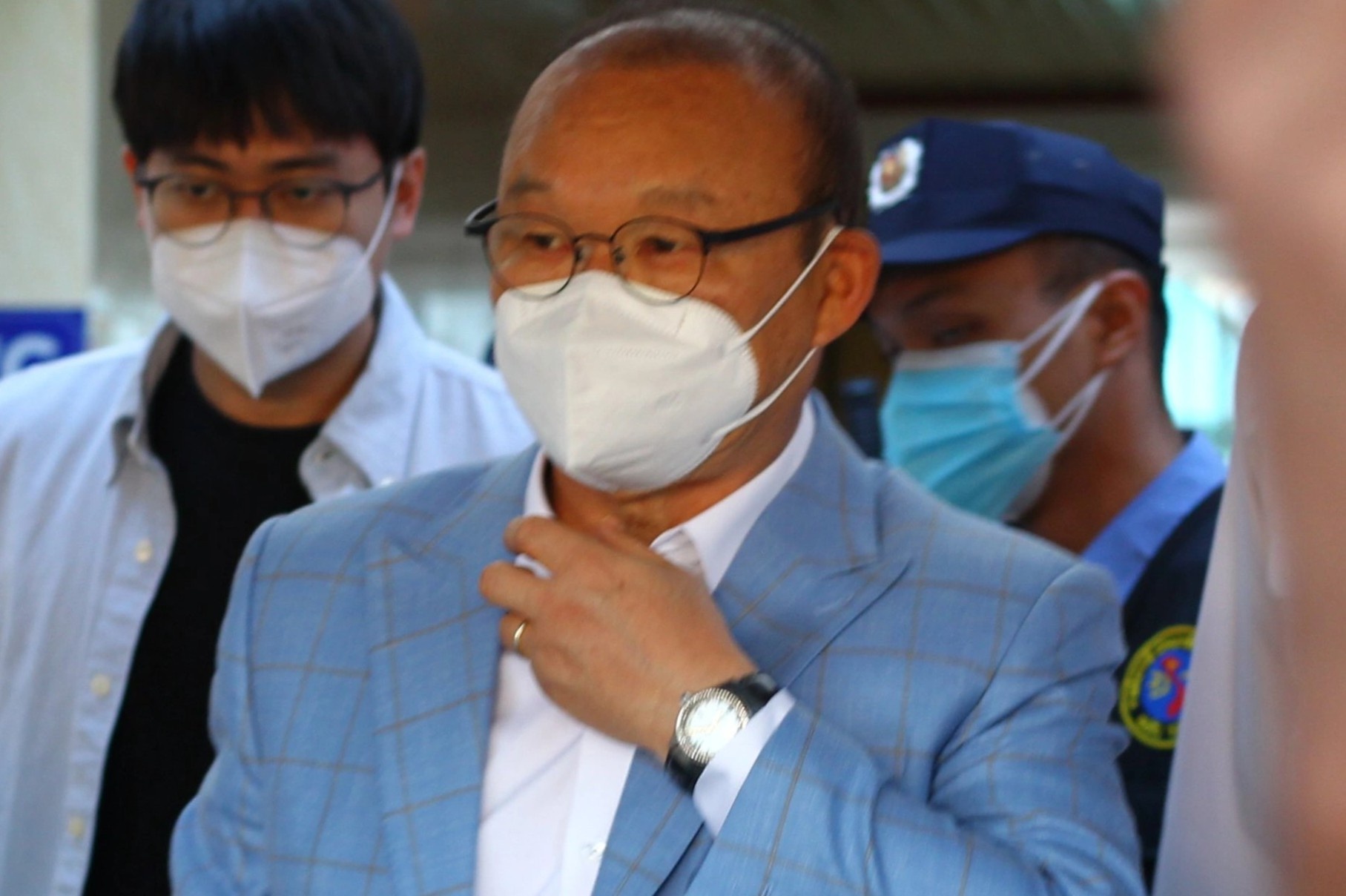 Thay Park di xem 2 trung ve moi cua tuyen Viet Nam hinh anh