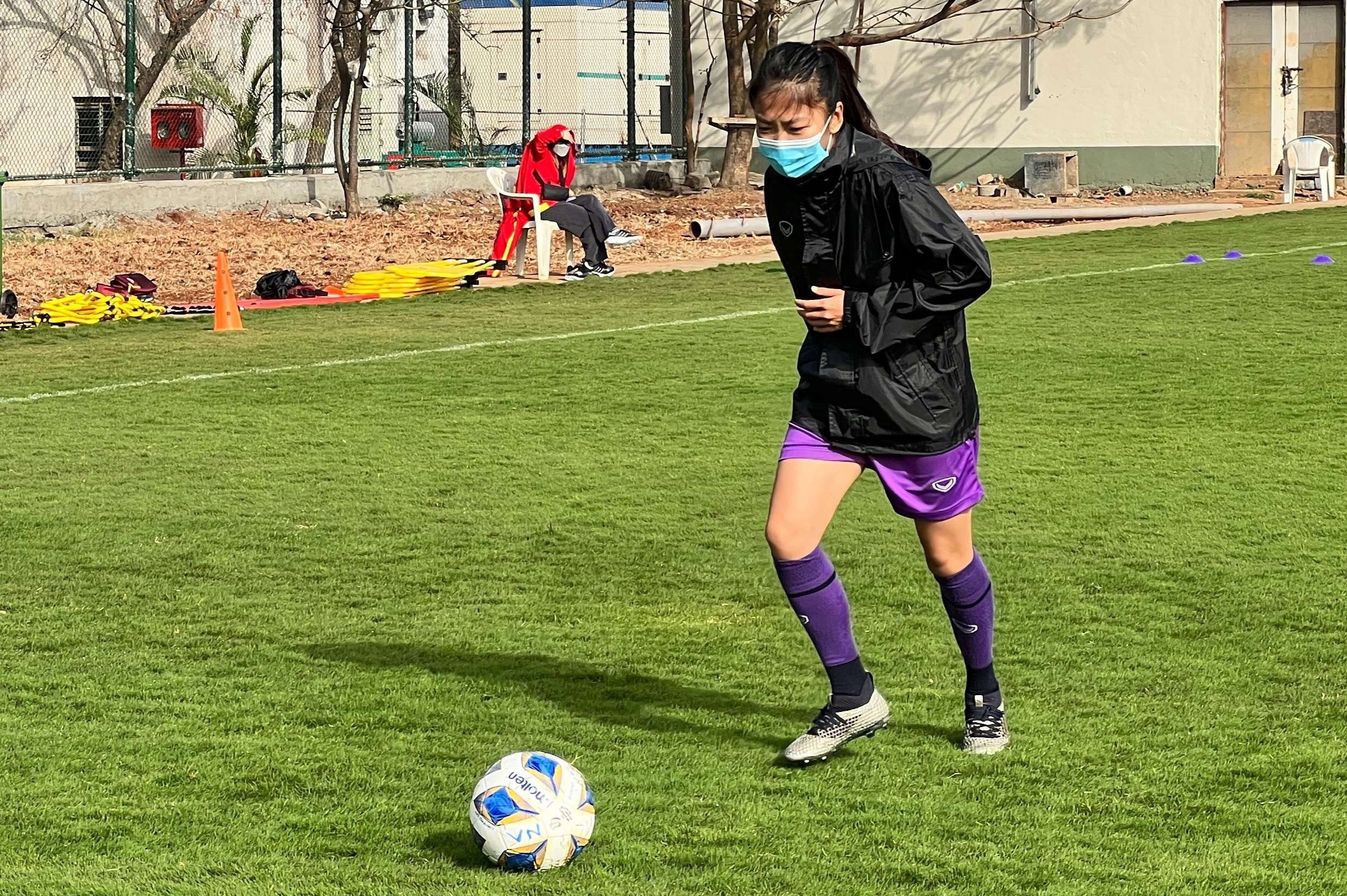 Tuyen nu Viet Nam tap tha long truoc tran quyet dinh voi Myanmar hinh anh