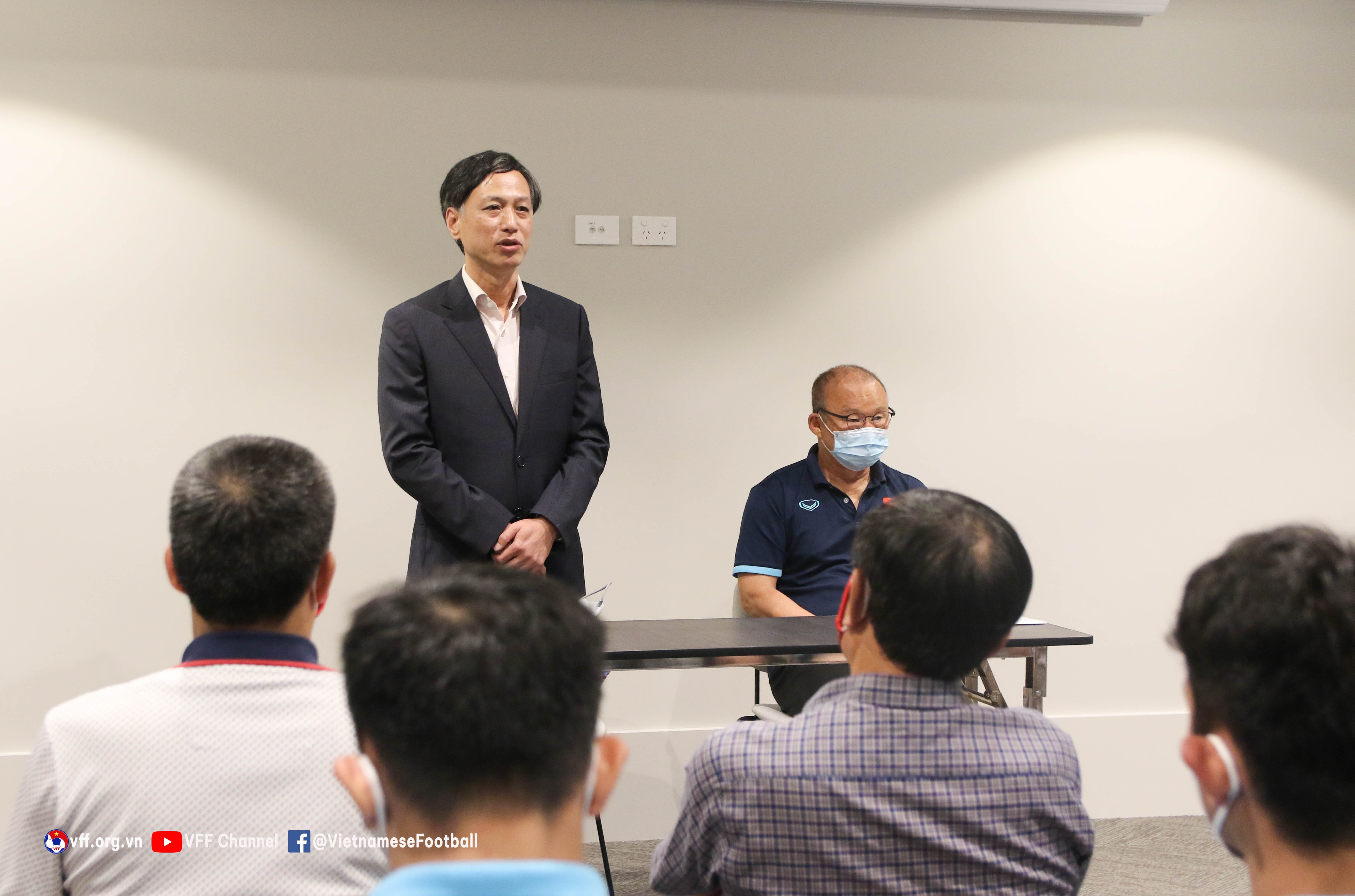 Tuyen Viet Nam nhan su dong vien anh 1