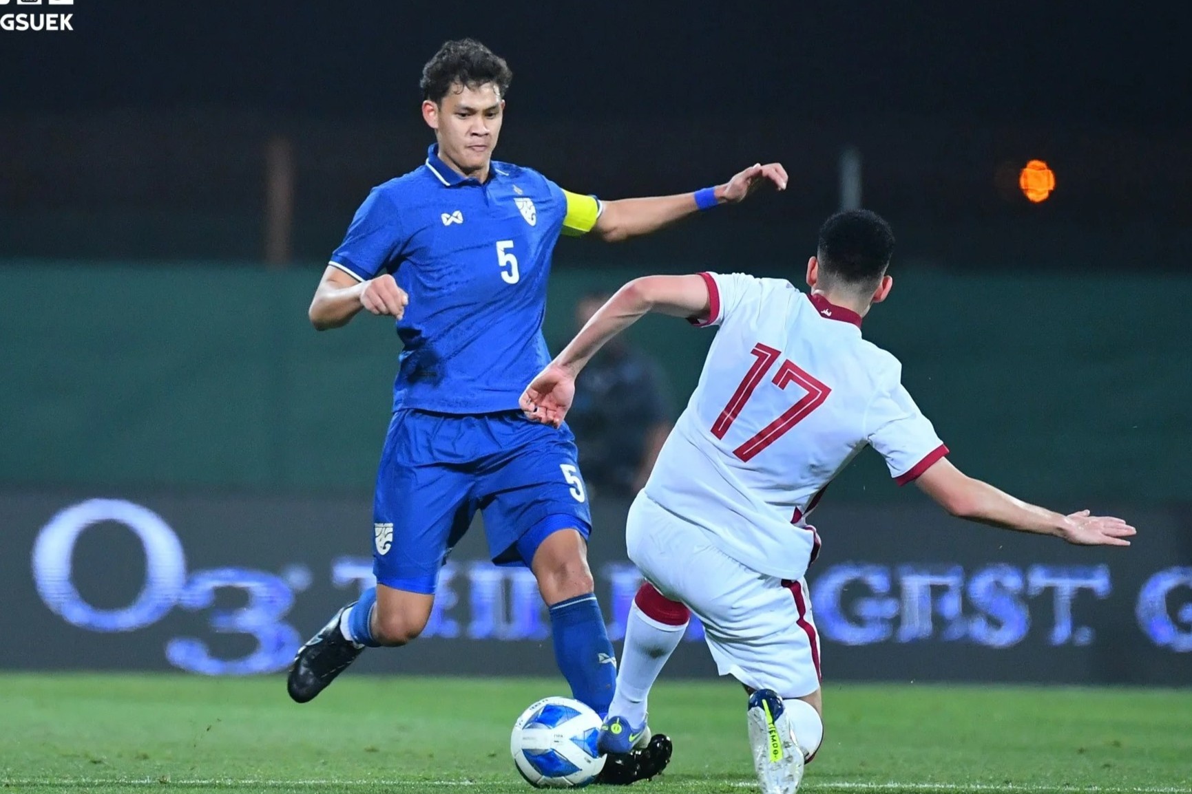 U23 Thai Lan nhan that bai o tran dau Dubai Cup 2022 hinh anh