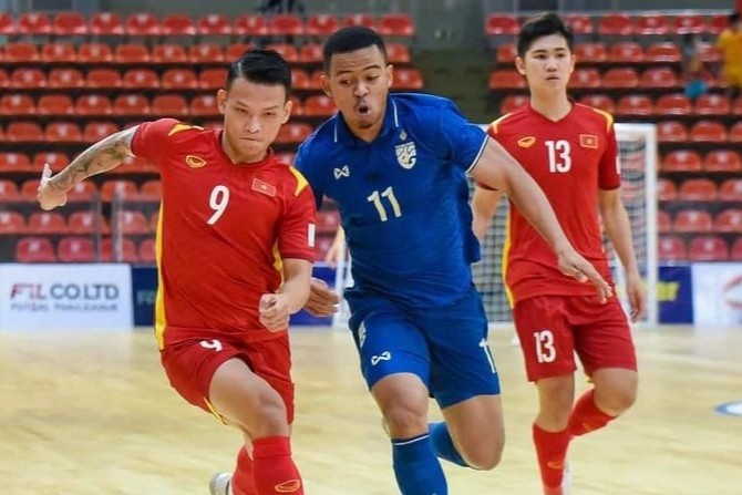 Thua Thai Lan 1-3, futsal Viet Nam dung buoc o giai Dong Nam A hinh anh