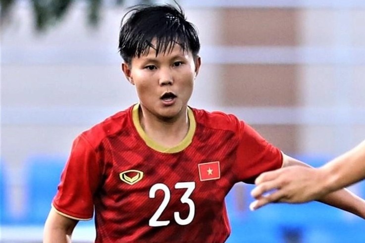 Tuyen nu Viet Nam de thua o tran dau tap cuoi cung truoc SEA Games 31 hinh anh