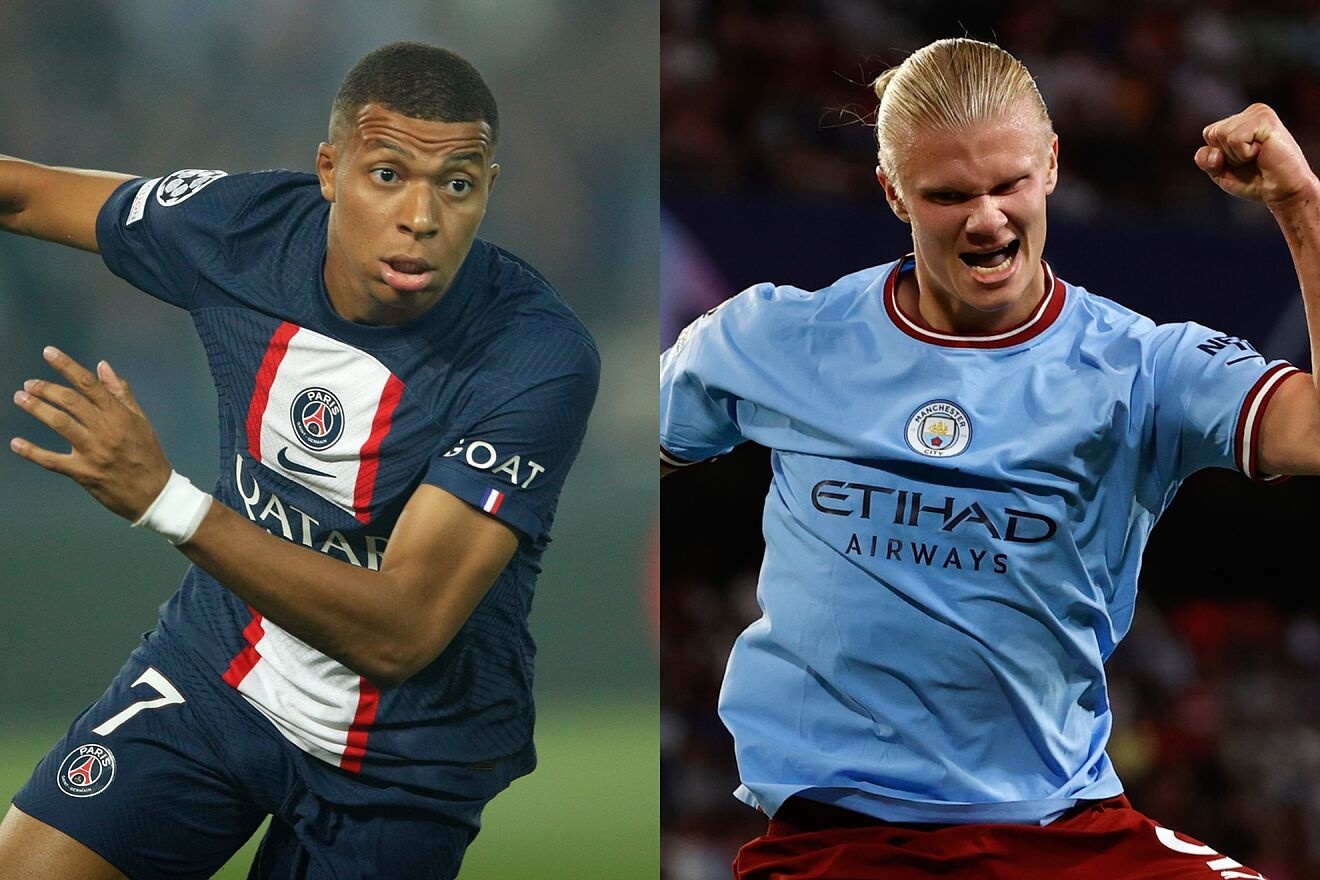 Mbappe vuot Haaland o cuoc dua pha luoi Champions League hinh anh