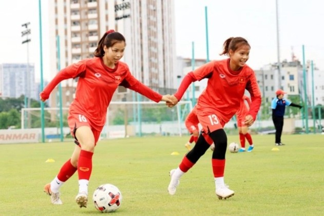 U20 nu Viet Nam dau Indonesia o vong loai giai chau A hinh anh