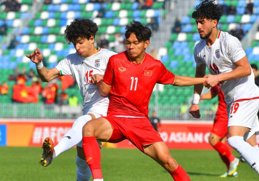 U20 Viet Nam chia tay giai chau A sau tran thua Iran hinh anh