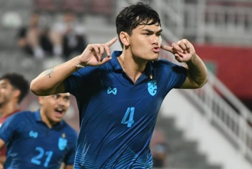 U23 Thai Lan thang Qatar nho sao tre goc Dan Mach hinh anh