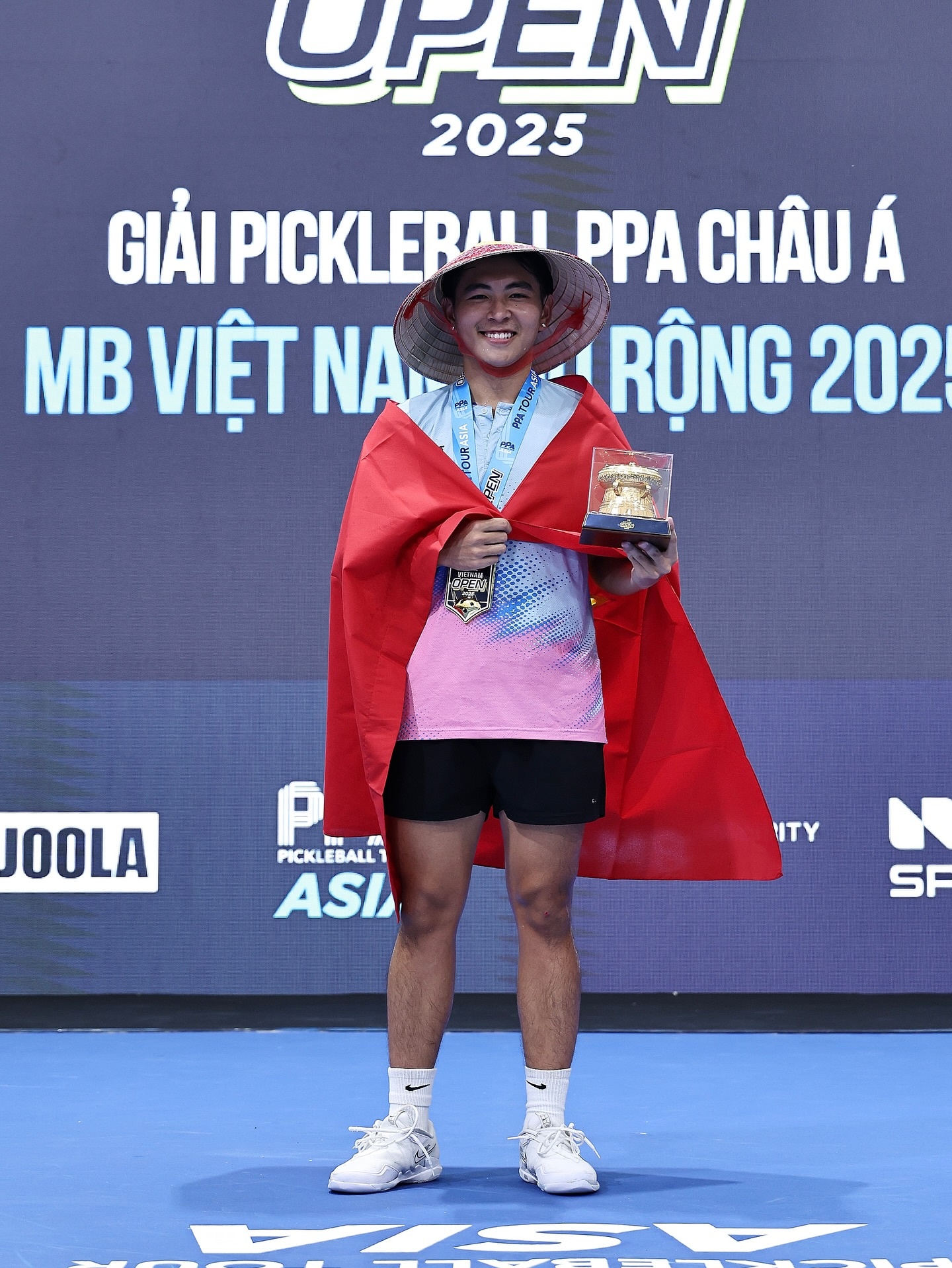 ly hoang nam,  truong vinh hien,  trinh linh giang,  phuc huynh,  ppa tour asia, tu dai pickleball viet nam anh 4