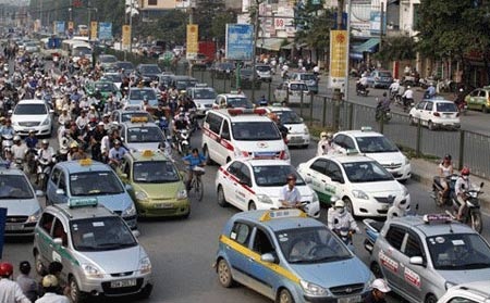 Taxi 'chem' khach 1 trieu dong cho quang duong 3km hinh anh