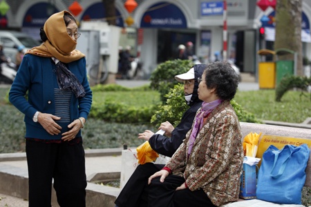 Mien Bac don ret nang Ban den het tuan hinh anh