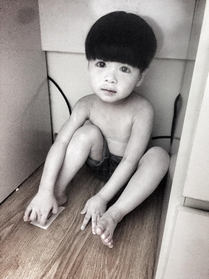 hoa trang thanh cau be ma ngay halloween anh 1