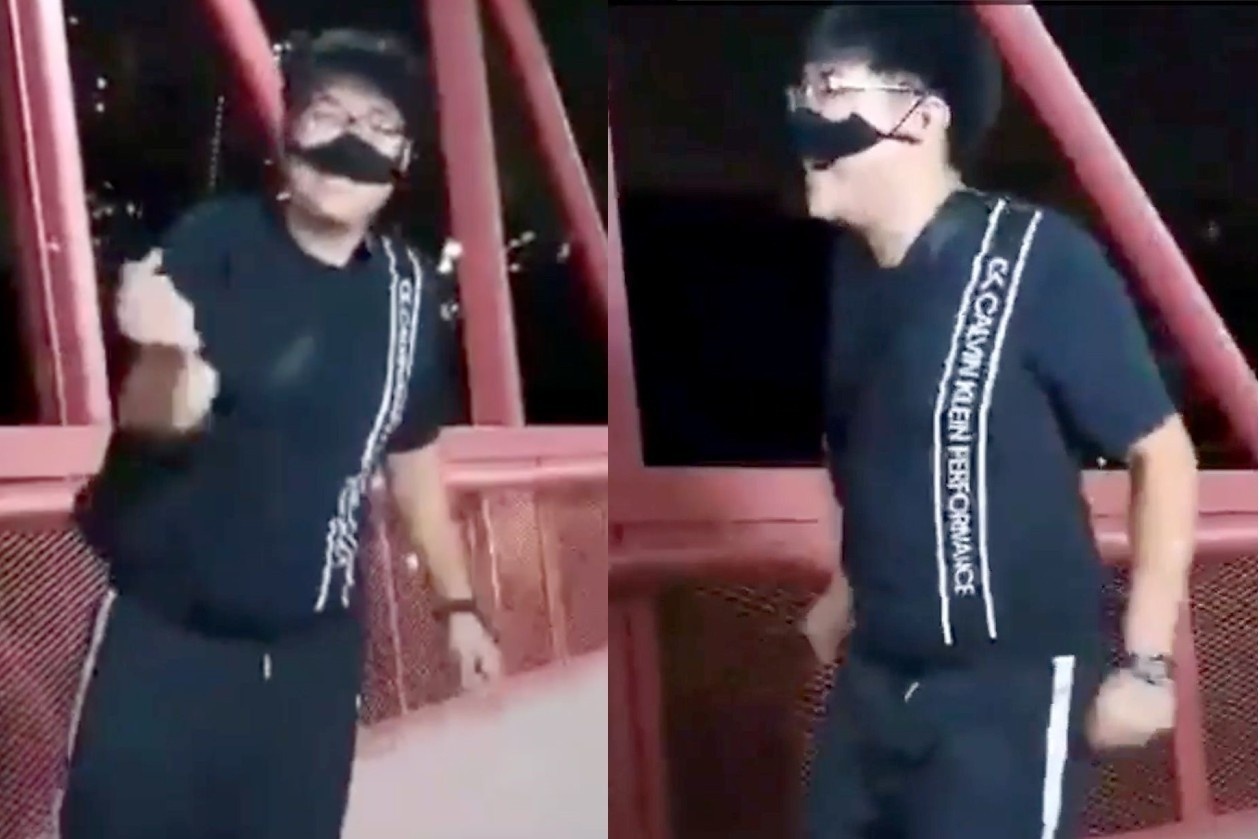 Nhom thanh nien Singapore tu tap, quay clip: 'Cang cam cang ra duong' hinh anh
