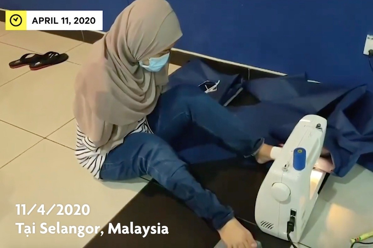 Doi chan ki dieu may khau trang trong mua dich Covid-19 hinh anh