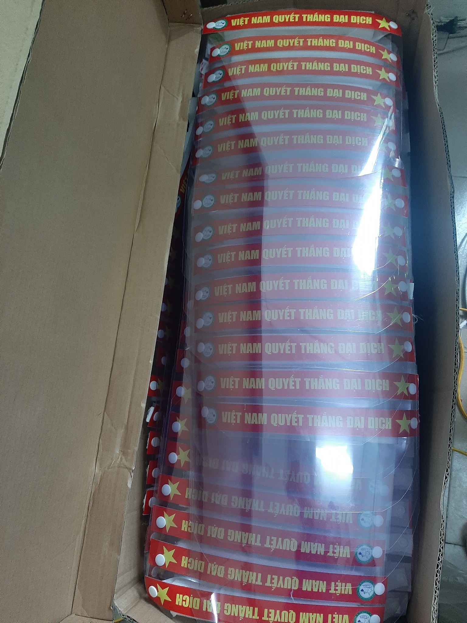 Lam 3.500 tam chan giot ban tang can bo kiem dich o Bac Ninh anh 1