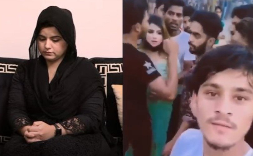 Co gai Pakistan bi quay roi tap the khi quay video TikTok hinh anh