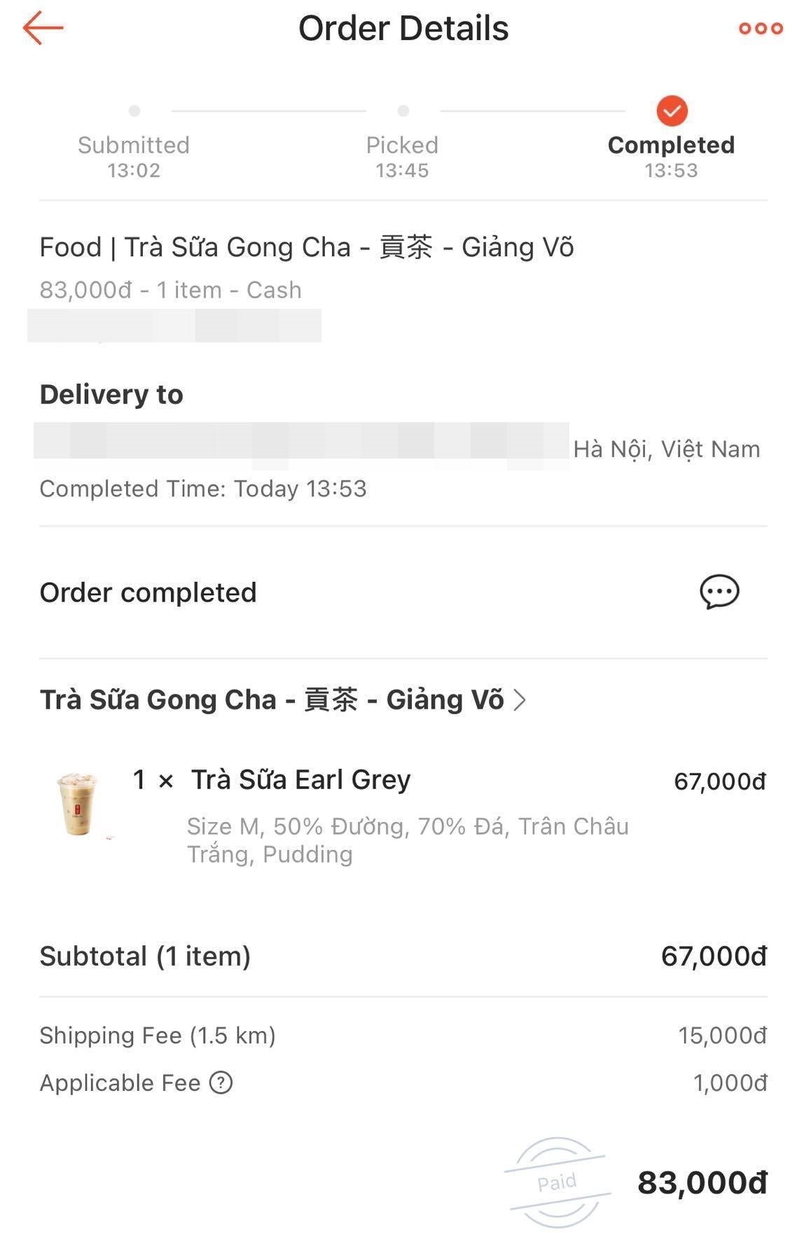 Thoa con them tra sua,  ca phe sau gan 2 thang gian cach anh 4