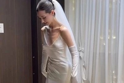 Co dau bat ngo bi miet thi 'gay tro xuong' khi khoe anh cuoi hinh anh