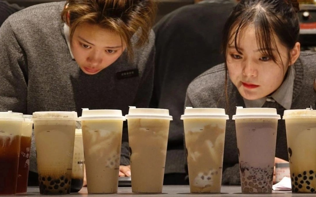 Cai nghien tra sua hinh anh