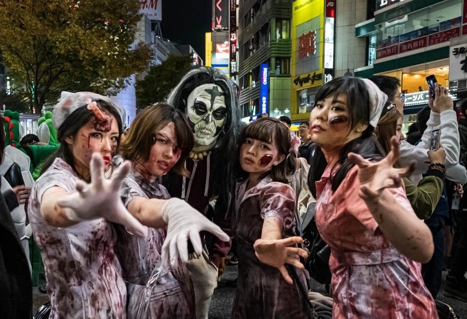 Noi so tham kich giam dap tai Itaewon lan sang Halloween o Shibuya hinh anh