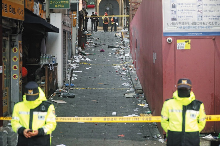 Con hem tu than o Itaewon bi lan chiem, tao nut that co chai hinh anh